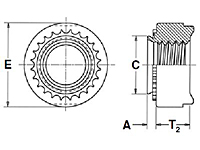 Self-Locking and Non-locking Nuts - Types HNL-2