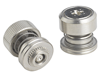 Low progile knob, spring-loaded - PF50, PF60 metric Low progile knob, spring-loaded - PF50, PF60 metric