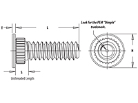 Swaging Collar Studs, Non Flush - Type SGPC 2