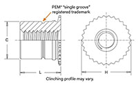 TMSO4-Standoffs dimensions