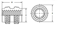 Type MSI™ microPEM® Inserts for Plastics_Style2