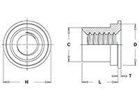 microPEM® Flaring Standoffs - Type MSOFS™ 2