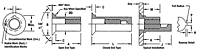 Countersunk Head Threaded Insert - Unified 2
