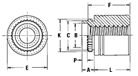 Broach/Flare-Mount Standoffs - Types KFB3 2