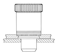 Type PTL2/PSL2 installed and with mating panel