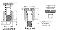 Captive screws, broaching  for PC boards 2