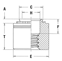 N10 Self-Clinching Receptacle Nuts 2