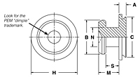KEYHOLE® Sheet Joining Fasteners Type SKC-F™ 2