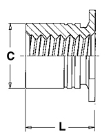Threaded Standoffs for Sheets as Thin as .025” - Types TSO, TSOA, TSOS, Style #1