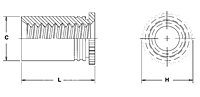 Threaded Standoffs for Close-To-Edge Applications - Types DSO, DSOS 2