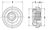 Floating Self-Clinching Fasteners - Types A4, AS, AC 2