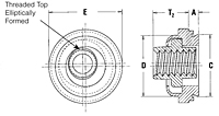 Floating Self-Clinching Fasteners - Types  LA4, LAC, LAS 2