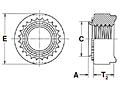 Self-Locking and Non-locking Nuts - Types HNL-2