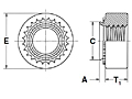 Self-Locking and Non-locking Nuts - Types H, HN-2