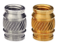 Symmetrical, thru threaded inserts – Types ISB, ISC