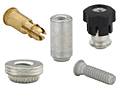 Fasteners for mounting into printed circuit boards
