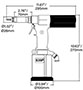 ATLAS® RIV 939P Pull-To-Pressure Tool Dimensional Drawing