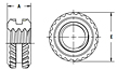Type MSI™ microPEM® Inserts for Plastics_Style1