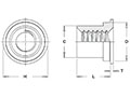 microPEM® Flaring Standoffs - Type MSOFS™ 2