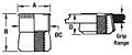 360° Swaging Low-Profile Head Threaded Insert - Open End - Unified 2