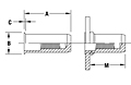 Thin Head Round Body Threaded Insert - Closed End - Metric 2