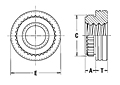 Broaching Nuts - Types KF2, KFS2 - Unified