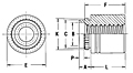 Broach/Flare-Mount Standoffs - Types KFB3 2