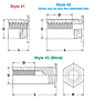 Threaded Standoffs for Sheets as Thin as .025” - Types TSO, TSOA, TSOS 2