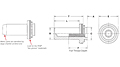 Self-Clinching Blind Fasteners - Metric