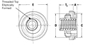 Floating Self-Clinching Fasteners - Types  LA4, LAC, LAS 2
